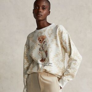 Ralph Lauren Cream and Tan Sweater